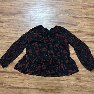 Michael Kors Flowy Top Size Large